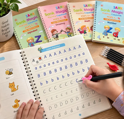 Magic Copybook Set - One Book, Endless Practice!