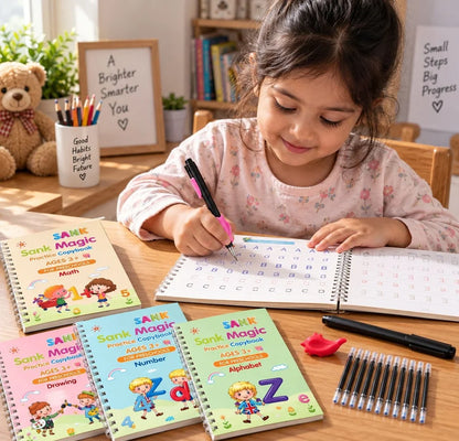 Magic Copybook Set - One Book, Endless Practice!